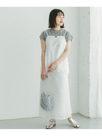 【SALE／76%OFF】フェザーフリンジキャミソール×スカートセット URBAN RESEARCH ITEMS アーバンリサーチアイテムズ スーツ・フォーマル セットアップスーツ ホワイト ブラック【RBA_E】[Rakuten Fashion]