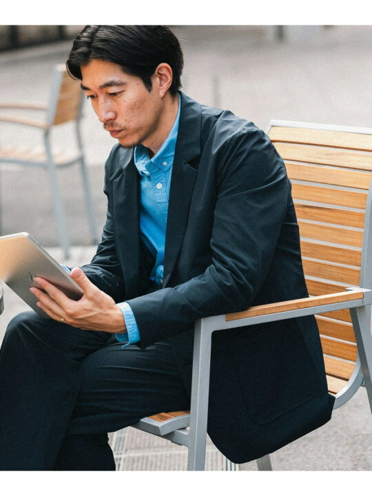 楽天市場】【SALE／60%OFF】ストレッチナイロン テーラードジャケット 