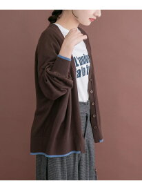 ソフトタッチハイショクカーディガン URBAN RESEARCH ITEMS アーバンリサーチアイテムズ トップス カーディガン ブラウン ネイビー ベージュ【送料無料】[Rakuten Fashion]