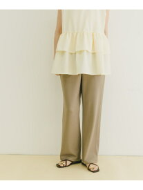 【SALE／68%OFF】カットジョーゼットイージーパンツ URBAN RESEARCH ITEMS アーバンリサーチアイテムズ パンツ その他のパンツ ブラック ベージュ【RBA_E】[Rakuten Fashion]