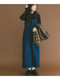 【SALE／40%OFF】デニムキャミワンピース URBAN RESEARCH ITEMS アーバンリサーチアイテムズ ワンピース・ドレス ワンピース ブラック【RBA_E】【送料無料】[Rakuten Fashion]
