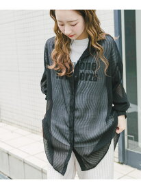 【SALE／33%OFF】ヨウリュウシアービッグシャツ URBAN RESEARCH ITEMS アーバンリサーチアイテムズ トップス シャツ・ブラウス ブラック ホワイト【RBA_E】[Rakuten Fashion]