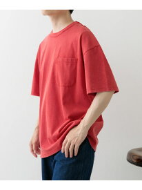 【SALE／66%OFF】フェード加工クルーネック天竺ポケットTシャツ URBAN RESEARCH ITEMS アーバンリサーチアイテムズ トップス カットソー・Tシャツ ブラック レッド ブラウン グリーン【RBA_E】[Rakuten Fashion]
