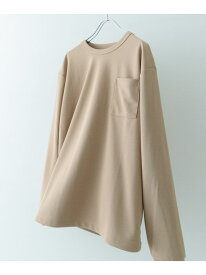 【SALE／60%OFF】『速乾/イージーケア/UVカット』高機能ポンチロングスリーブカットソー URBAN RESEARCH ITEMS アーバンリサーチアイテムズ トップス カットソー・Tシャツ ホワイト ベージュ ブラック【RBA_E】[Rakuten Fashion]