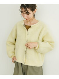 【SALE／50%OFF】ダブルフェイスニットカーデ URBAN RESEARCH ITEMS アーバンリサーチアイテムズ トップス カーディガン イエロー【RBA_E】【送料無料】[Rakuten Fashion]