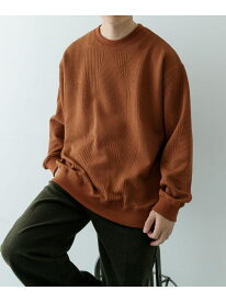 【SALE／50%OFF】ジオメジャカード クルーネックトップス URBAN RESEARCH ITEMS アーバンリサーチアイテムズ トップス カットソー・Tシャツ ホワイト ブラウン ブラック グレー【RBA_E】[Rakuten Fashion]