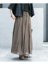 【SALE／40%OFF】シアーフレアスカート URBAN RESEARCH ITEMS アーバンリサーチアイテムズ スカート その他のスカート ブラック ネイビー ベージュ【RBA_E】【送料無料】[Rakuten Fashion]