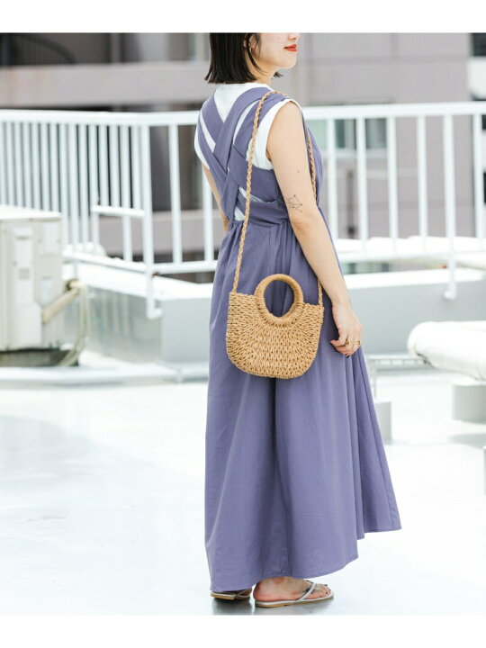 楽天市場】【SALE／77%OFF】バッククロスリネンワンピース URBAN  