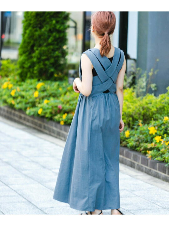楽天市場】【SALE／77%OFF】バッククロスリネンワンピース URBAN  