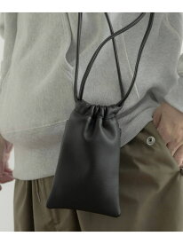 【SALE／50%OFF】フェイクレザー ミニショルダー BAG URBAN RESEARCH ITEMS アーバンリサーチアイテムズ バッグ ショルダーバッグ ブラック【RBA_E】[Rakuten Fashion]