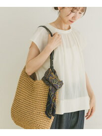 【SALE／60%OFF】ラウンドフレンチブラウス URBAN RESEARCH ITEMS アーバンリサーチアイテムズ トップス シャツ・ブラウス ホワイト ブラック【RBA_E】[Rakuten Fashion]