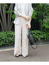 【SALE／60%OFF】クロシェパンツ URBAN RESEARCH ITEMS アーバンリサーチアイテムズ パンツ その他のパンツ ブラック ベージュ【RBA_E】[Rakuten Fashion]