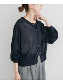 【SALE／40%OFF】『UVカット/接触冷感』エアリークルーネックカーディガン URBAN RESEARCH ITEMS アーバンリサーチアイテムズ トップス カーディガン ベージュ ピンク ネイビー グリーン【RBA_E】[Rakuten Fashion]