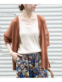 【SALE／40%OFF】シアーVネックニットカーデ URBAN RESEARCH ITEMS アーバンリサーチアイテムズ トップス カーディガン ブルー グレー ブラック【RBA_E】[Rakuten Fashion]