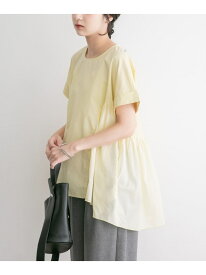 【SALE／40%OFF】ギャザーチュニックブラウス URBAN RESEARCH ITEMS アーバンリサーチアイテムズ トップス シャツ・ブラウス グリーン ブラック イエロー【RBA_E】[Rakuten Fashion]