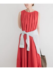 【SALE／60%OFF】ノースリボリュームワンピース URBAN RESEARCH ITEMS アーバンリサーチアイテムズ ワンピース・ドレス ワンピース ブラウン レッド ブルー【RBA_E】[Rakuten Fashion]
