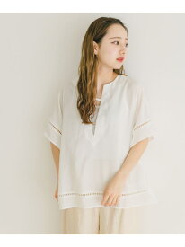 【SALE／38%OFF】ハンカチーフデザインブラウス URBAN RESEARCH ITEMS アーバンリサーチアイテムズ トップス シャツ・ブラウス ホワイト ブラック【RBA_E】[Rakuten Fashion]