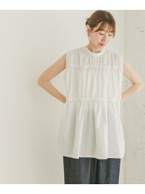 【SALE／68%OFF】バックリボンティアードブラウス URBAN RESEARCH ITEMS アーバンリサーチアイテムズ トップス シャツ・ブラウス ホワイト ブラック【RBA_E】[Rakuten Fashion]