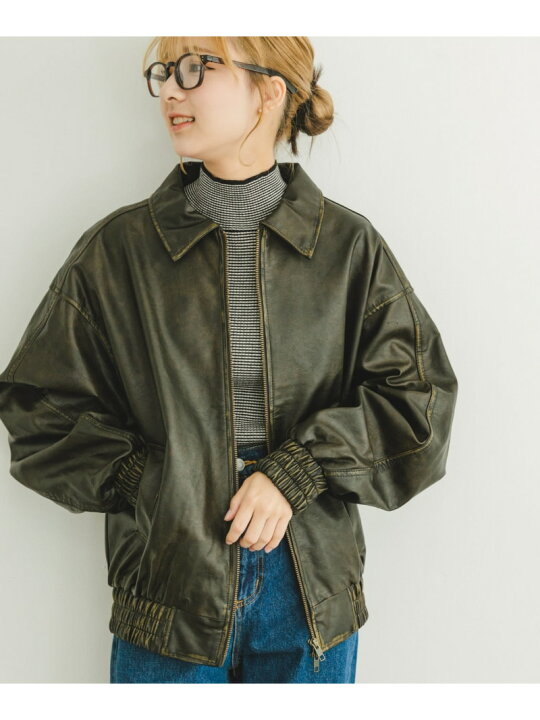 楽天市場】【SALE／50%OFF】ヴィンテージレザーライクジャケット URBAN 