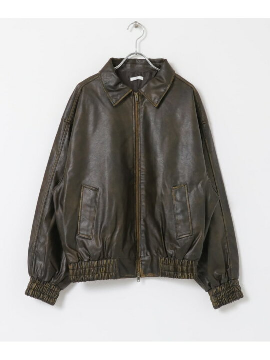 楽天市場】【SALE／50%OFF】ヴィンテージレザーライクジャケット URBAN 