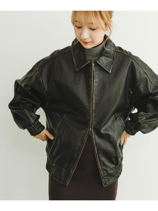 楽天市場】【SALE／50%OFF】ヴィンテージレザーライクジャケット URBAN 