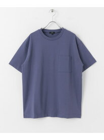 【SALE／60%OFF】『吸水速乾/イージーケア/UVカット』高機能TC天竺 ポケットTシャツ URBAN RESEARCH ITEMS アーバンリサーチアイテムズ トップス カットソー・Tシャツ グレー ブルー ホワイト【RBA_E】[Rakuten Fashion]