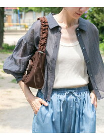 【SALE／20%OFF】シアークロップドボリュームスリーブシャツ URBAN RESEARCH ITEMS アーバンリサーチアイテムズ トップス シャツ・ブラウス ホワイト ベージュ【RBA_E】[Rakuten Fashion]