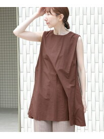 【SALE／66%OFF】Aラインフレアブラウス URBAN RESEARCH ITEMS アーバンリサーチアイテムズ トップス シャツ・ブラウス ブラウン ネイビー【RBA_E】[Rakuten Fashion]