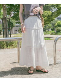 【SALE／53%OFF】コットンティアードスカート URBAN RESEARCH ITEMS アーバンリサーチアイテムズ スカート その他のスカート ブラック ホワイト【RBA_E】[Rakuten Fashion]