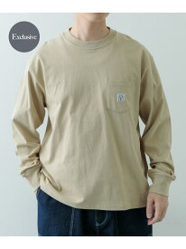 【SALE／60%OFF】『別注』GUNGHO×ITEMS ポケットロングTシャツ URBAN RESEARCH ITEMS アーバンリサーチアイテムズ トップス カットソー・Tシャツ ホワイト ベージュ ブラック【RBA_E】[Rakuten Fashion]