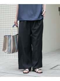 『洗濯可』ヨウリュウワイドパンツ URBAN RESEARCH ITEMS アーバンリサーチアイテムズ パンツ その他のパンツ ブラック グリーン ブラウン[Rakuten Fashion]