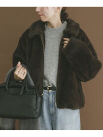 【SALE／5%OFF】ファージャケット URBAN RESEARCH ITEMS アーバンリサーチアイテムズ ジャケット・アウター その他のジャケット・アウター ブラウン ベージュ【RBA_E】【送料無料】[Rakuten Fashion]