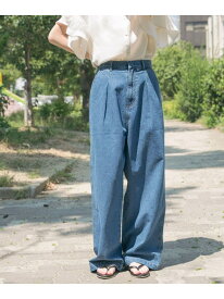 【SALE／50%OFF】ウエストタックデニムパンツ URBAN RESEARCH ITEMS アーバンリサーチアイテムズ パンツ ジーンズ・デニムパンツ【RBA_E】[Rakuten Fashion]