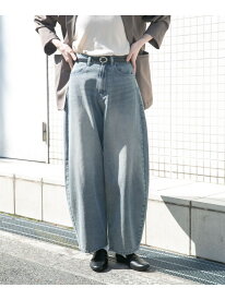 デニムコクーンパンツ URBAN RESEARCH ITEMS アーバンリサーチアイテムズ パンツ ジーンズ・デニムパンツ ブラック ブルー【先行予約】*【送料無料】[Rakuten Fashion]