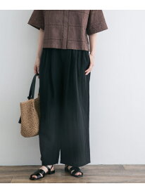 【SALE／60%OFF】タックギャザーパンツ URBAN RESEARCH ITEMS アーバンリサーチアイテムズ パンツ その他のパンツ ブラック ベージュ ワインレッド【RBA_E】[Rakuten Fashion]
