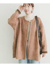 【SALE／64%OFF】ダブルフェイスミドルカーディガン URBAN RESEARCH ITEMS アーバンリサーチアイテムズ ジャケット・アウター テーラードジャケット・ブレザー ブラウン ネイビー【RBA_E】[Rakuten Fashion]