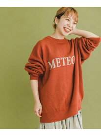 【SALE／33%OFF】『ユニセックス』スウェットライクロゴニット URBAN RESEARCH ITEMS アーバンリサーチアイテムズ トップス ニット グレー オレンジ【RBA_E】【送料無料】[Rakuten Fashion]