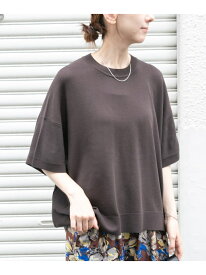 【SALE／30%OFF】『洗濯可』ニットTシャツ URBAN RESEARCH ITEMS アーバンリサーチアイテムズ トップス ニット オレンジ グレー グリーン ホワイト ブラック【RBA_E】[Rakuten Fashion]