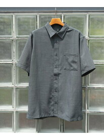 【SALE／50%OFF】『イージーケア/速乾/UVカット』『セットアップ対応』クイックドライリネンタッチ半袖シャツ URBAN RESEARCH ITEMS アーバンリサーチアイテムズ トップス シャツ・ブラウス ブラウン グリーン ブラック【RBA_E】[Rakuten Fashion]