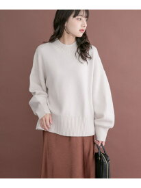 ボリュームスリーブニット URBAN RESEARCH ITEMS アーバンリサーチアイテムズ トップス ニット グリーン ブルー グレー ホワイト【先行予約】*【送料無料】[Rakuten Fashion]