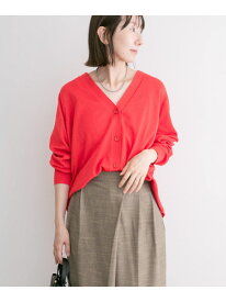 【SALE／60%OFF】『UVカット/洗濯可』Vネックオーバーカーディガン(楽着シリーズ) URBAN RESEARCH ITEMS アーバンリサーチアイテムズ トップス ニット ベージュ ブラック レッド ホワイト【RBA_E】[Rakuten Fashion]