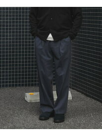 【SALE／30%OFF】Gabardine Tapered Slacks URBAN RESEARCH ITEMS アーバンリサーチアイテムズ パンツ その他のパンツ ブラック ネイビー【RBA_E】【送料無料】[Rakuten Fashion]