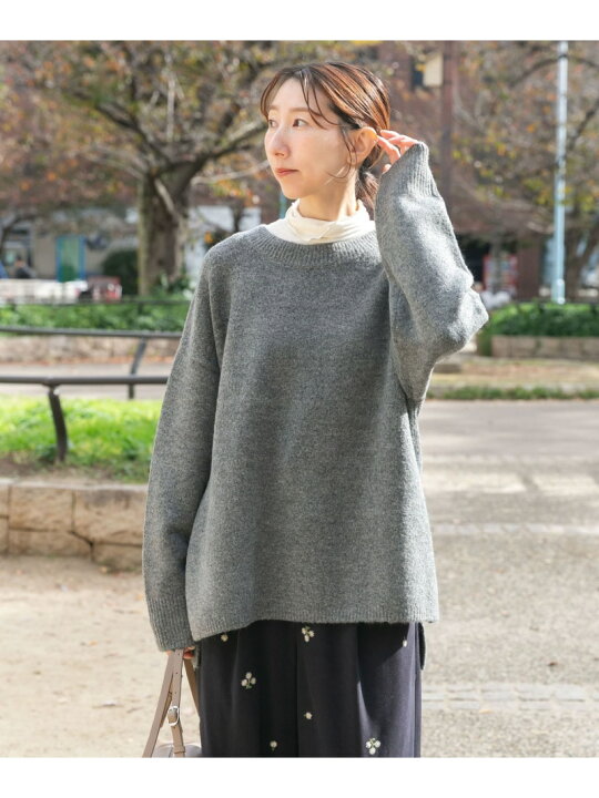 楽天市場】【SALE／50%OFF】サイドスリットニットプルオーバー URBAN 