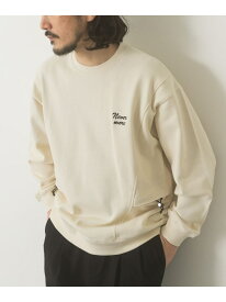 【SALE／50%OFF】サイドストレージ裏毛スウェットtops URBAN RESEARCH ITEMS アーバンリサーチアイテムズ トップス スウェット・トレーナー ネイビー ブラック ホワイト【RBA_E】[Rakuten Fashion]