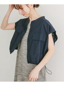 【SALE／66%OFF】リネンミックスドロストポケットシャツ URBAN RESEARCH ITEMS アーバンリサーチアイテムズ トップス シャツ・ブラウス ブラウン ネイビー【RBA_E】[Rakuten Fashion]