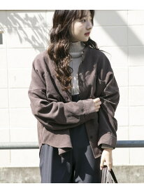 【SALE／30%OFF】コーデュロイポケットシャツ URBAN RESEARCH ITEMS アーバンリサーチアイテムズ トップス シャツ・ブラウス グリーン グレー【RBA_E】【送料無料】[Rakuten Fashion]