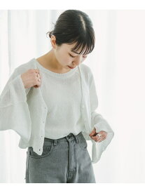 【SALE／58%OFF】アメスリニットタンクトップ URBAN RESEARCH ITEMS アーバンリサーチアイテムズ トップス ニット ホワイト【RBA_E】[Rakuten Fashion]