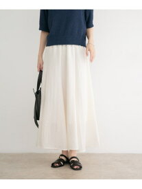 【SALE／50%OFF】PEボイルフレアスカート URBAN RESEARCH ITEMS アーバンリサーチアイテムズ スカート ロング・マキシスカート ホワイト ブルー ブラック【RBA_E】[Rakuten Fashion]