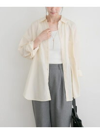 【SALE／60%OFF】REFINED LINEN 2WAYシャツ URBAN RESEARCH ITEMS アーバンリサーチアイテムズ トップス シャツ・ブラウス ホワイト ブラウン ブルー【RBA_E】[Rakuten Fashion]