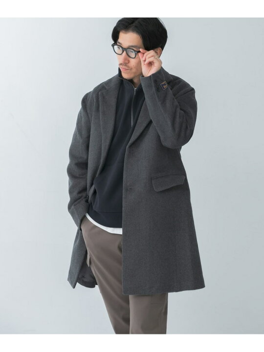 楽天市場】【SALE／70%OFF】ウール混 メルトン チェスターコート URBAN 